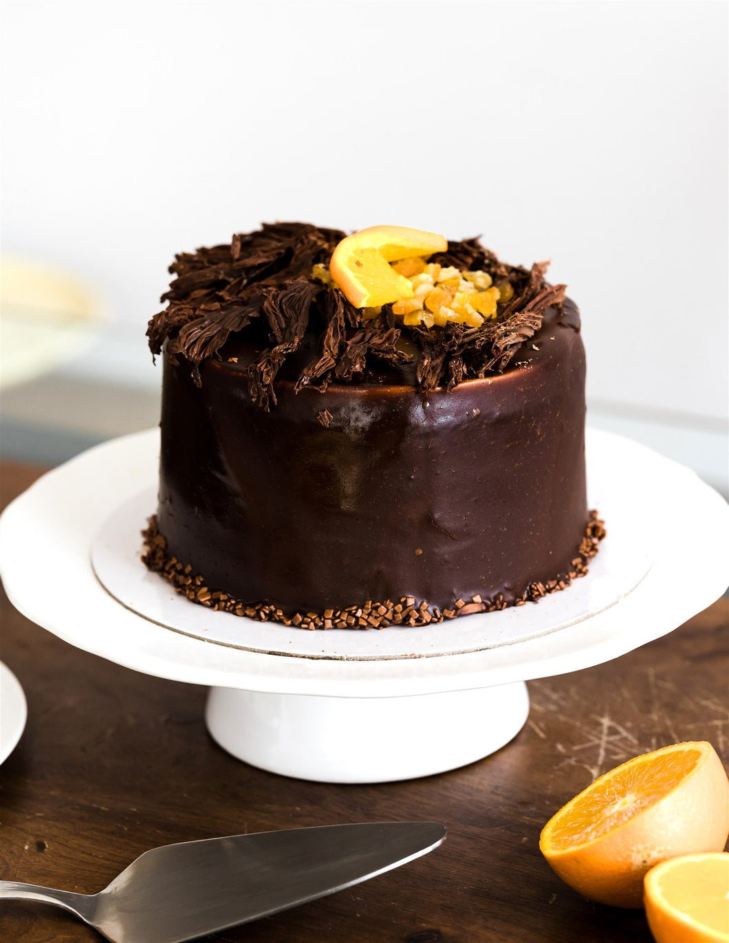 Dark Chocolate Orange Cake