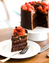 Load image into Gallery viewer, Raspberry Dark Chocolate Cake
