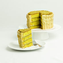 Load image into Gallery viewer, Double Pistachio Cake (Available in Pistachio Cream and Kunafa Pistachio)
